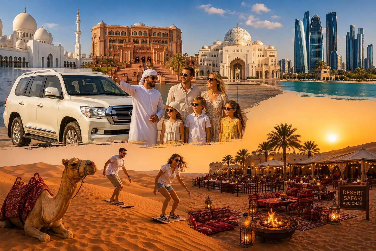 Abu Dhabi Desert Safari Combo
