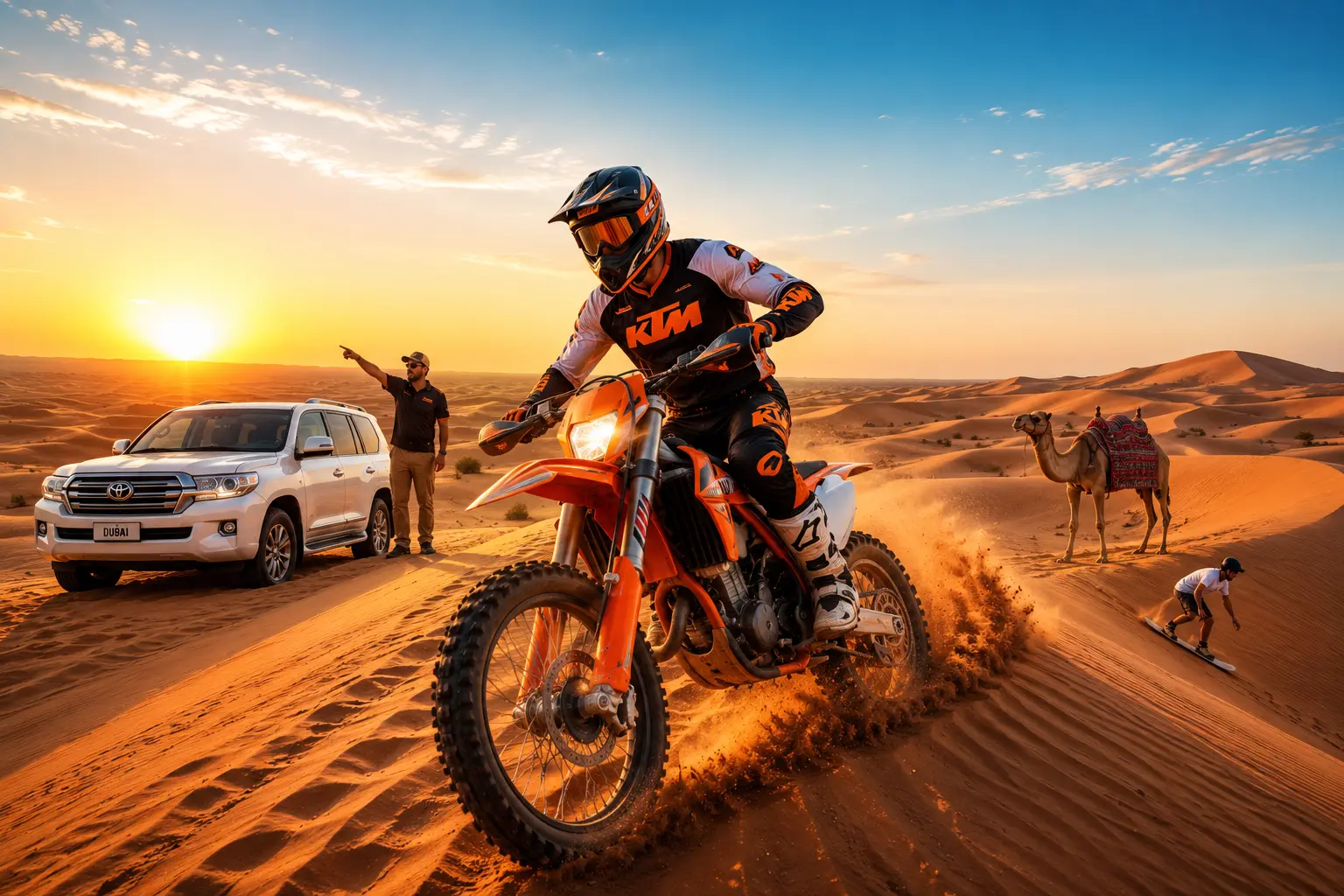 KTM Dirt Bike Morning Safari Dubai