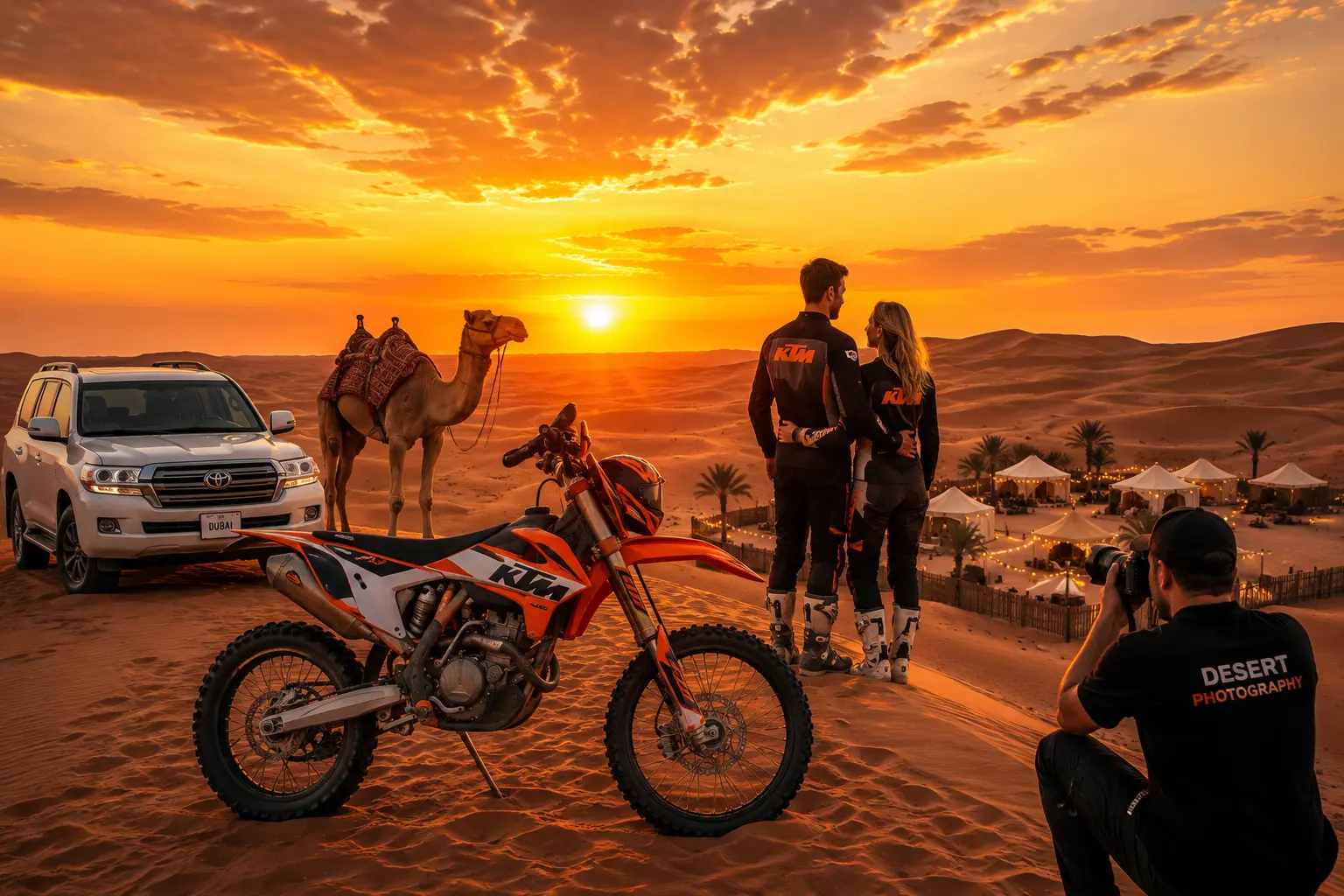 KTM Sunset Photography Package Dubai