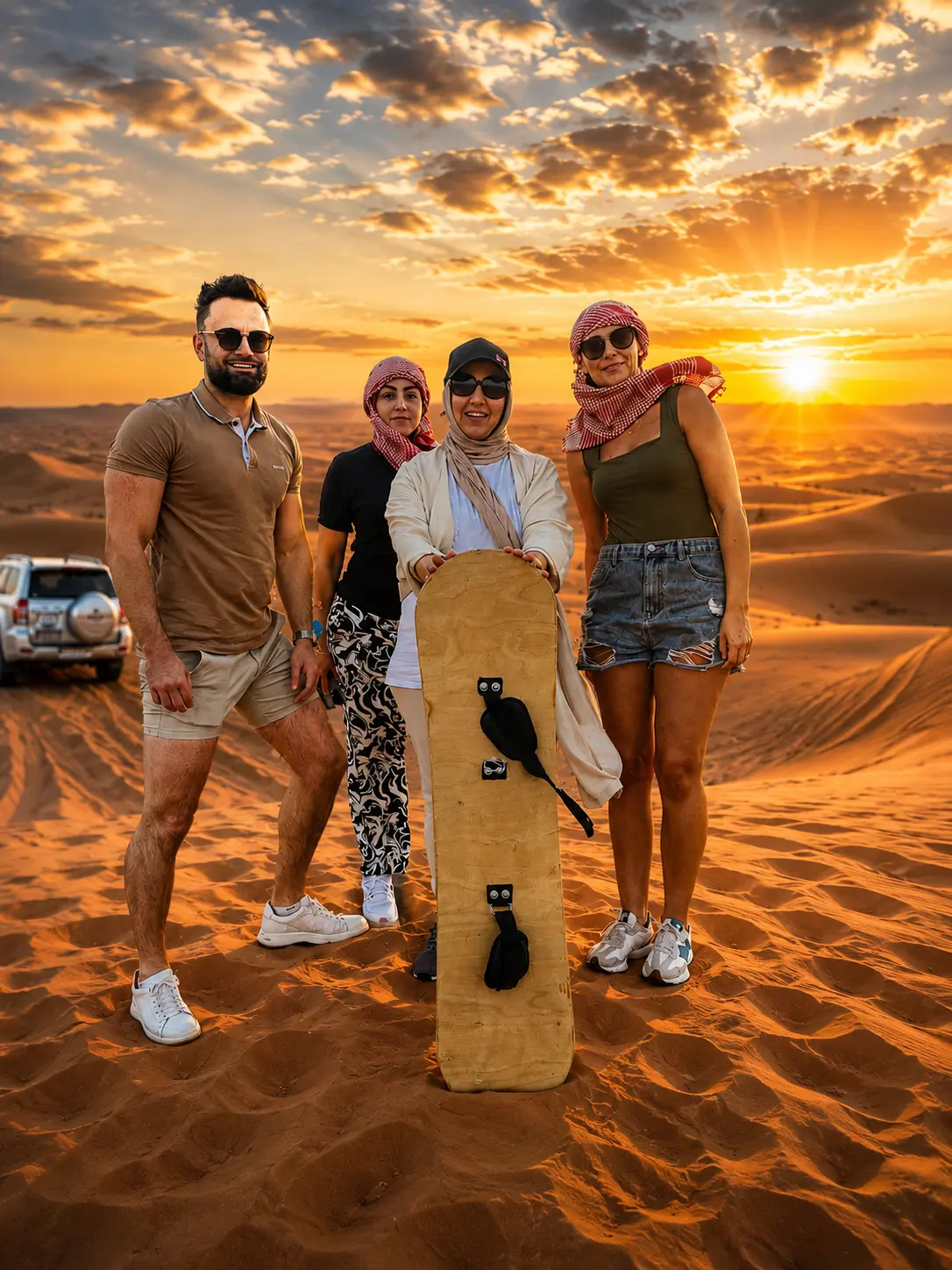 Early Morning Desert Safari Lahbab Red Dunes
