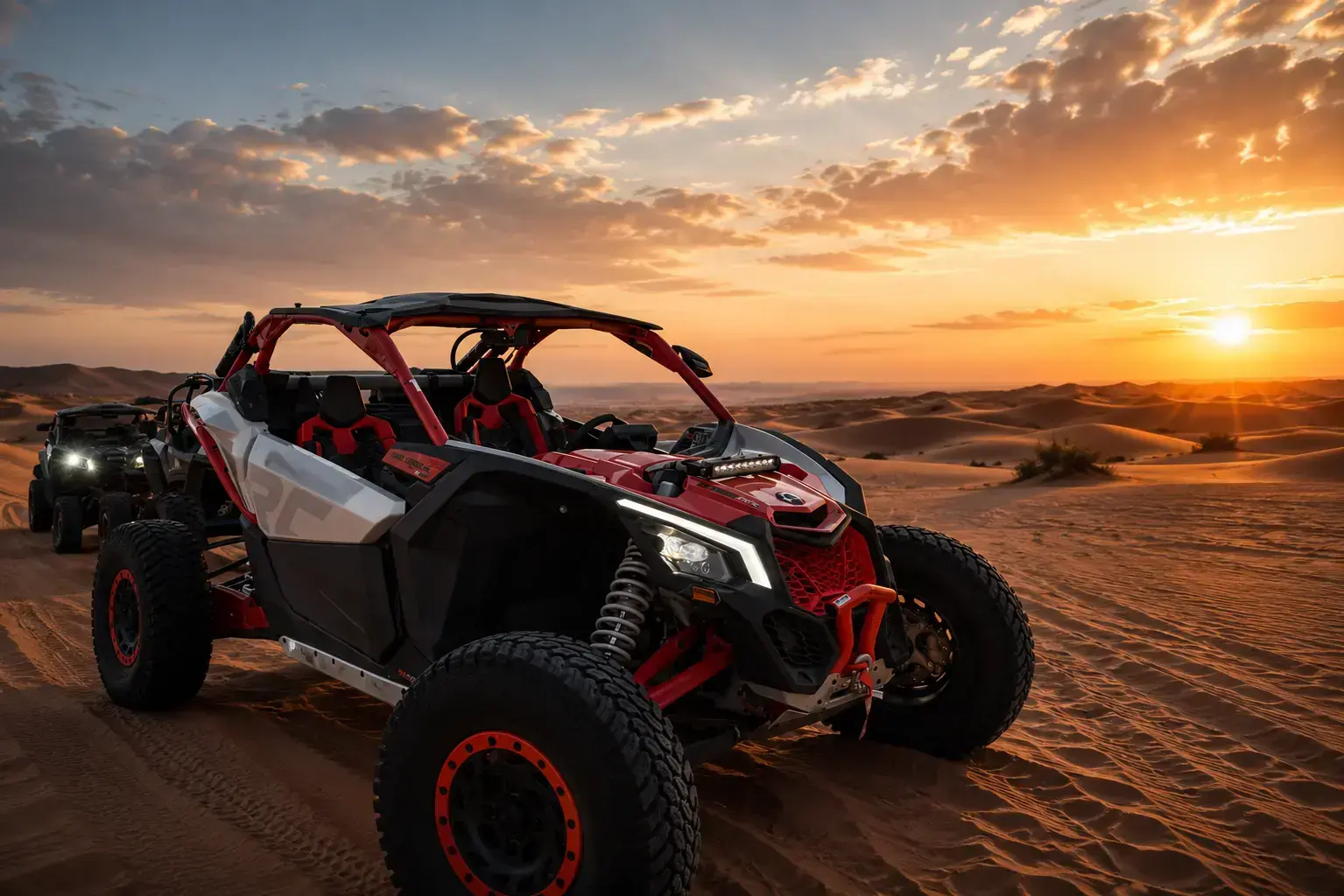 Early Morning VIP Safari + 2 Seater CanAM  Dubai