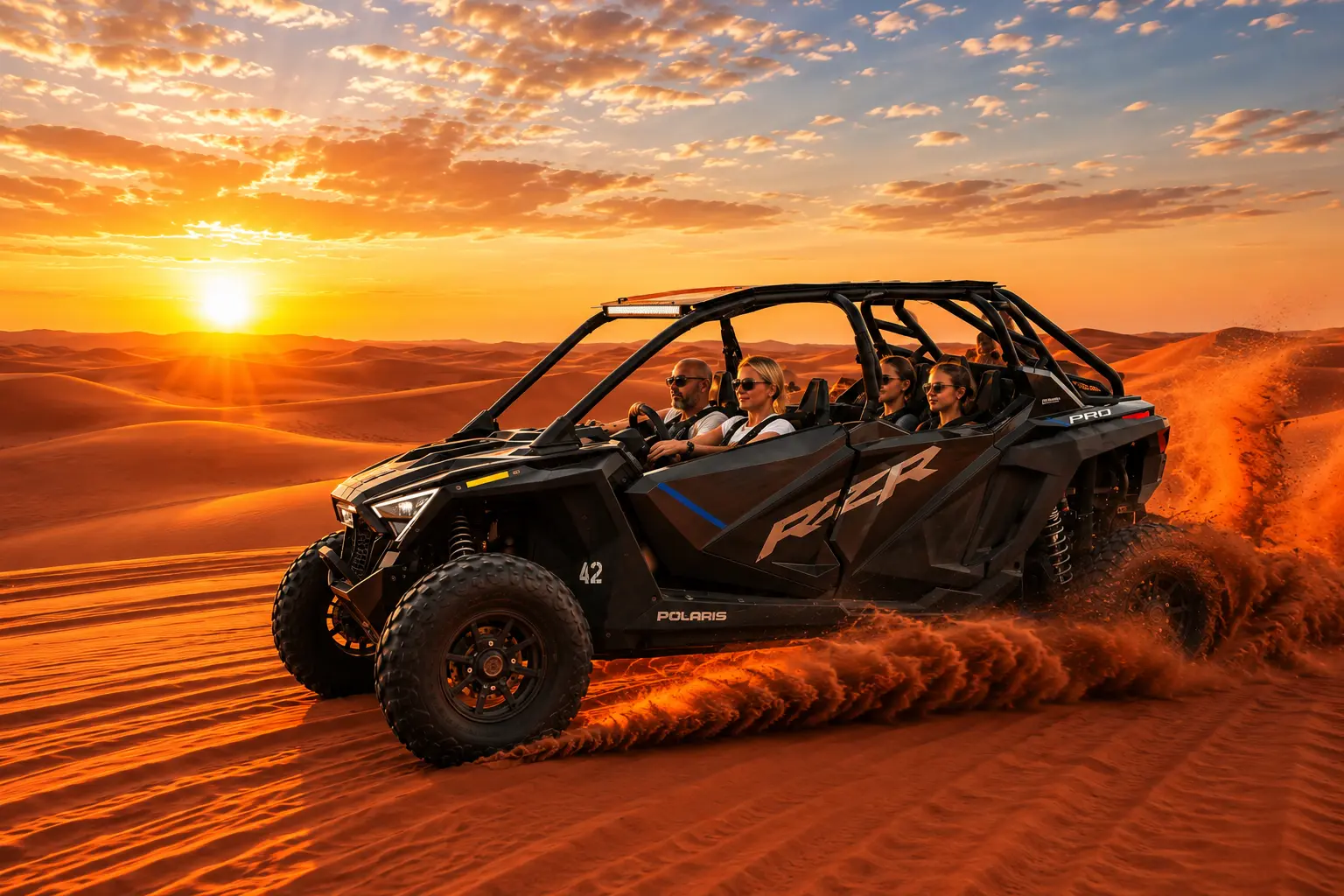 Family 4 Seater Buggy Desert Safari Dubai