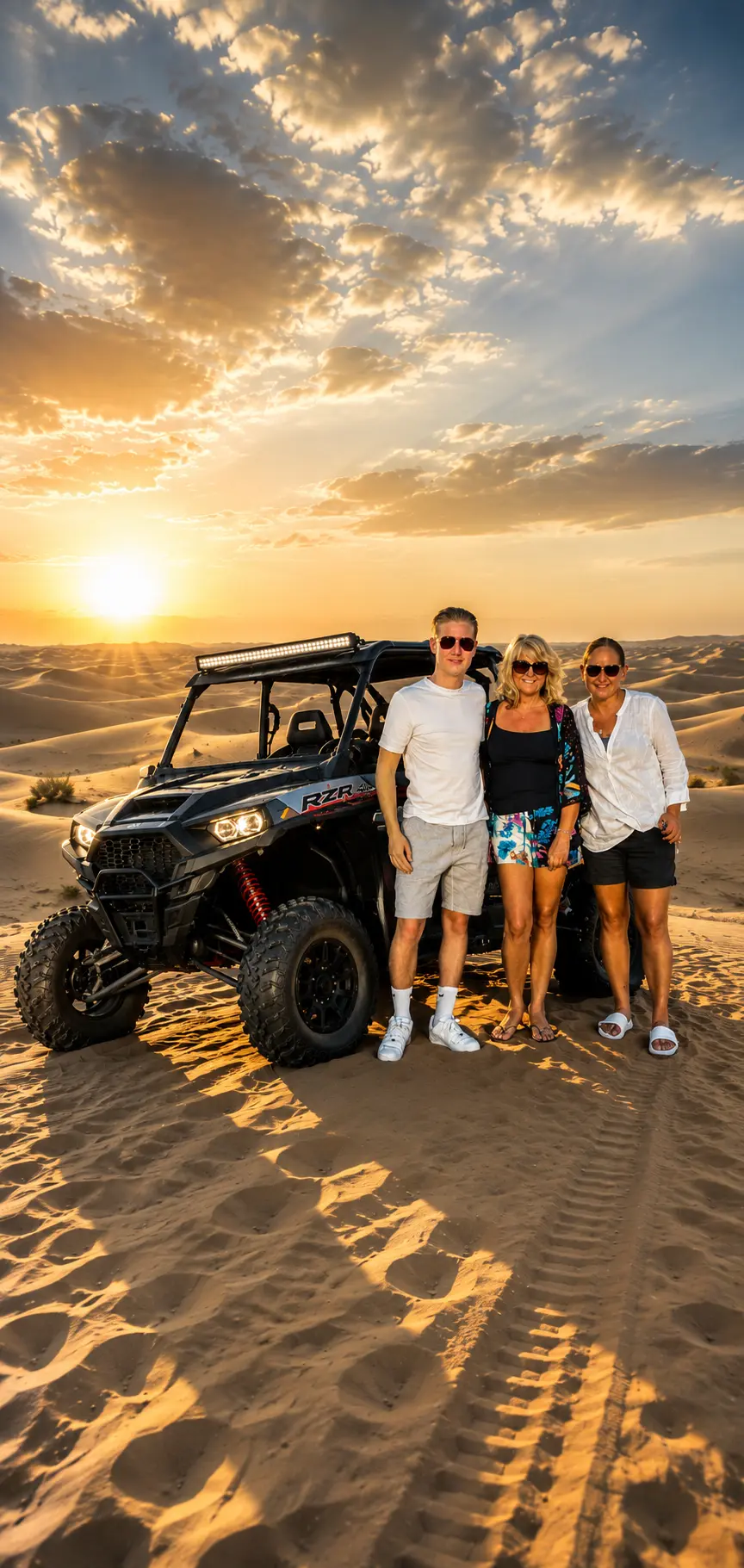 4 Seater Family Adventure In Dubai's Famous Lahbab Red Dunes