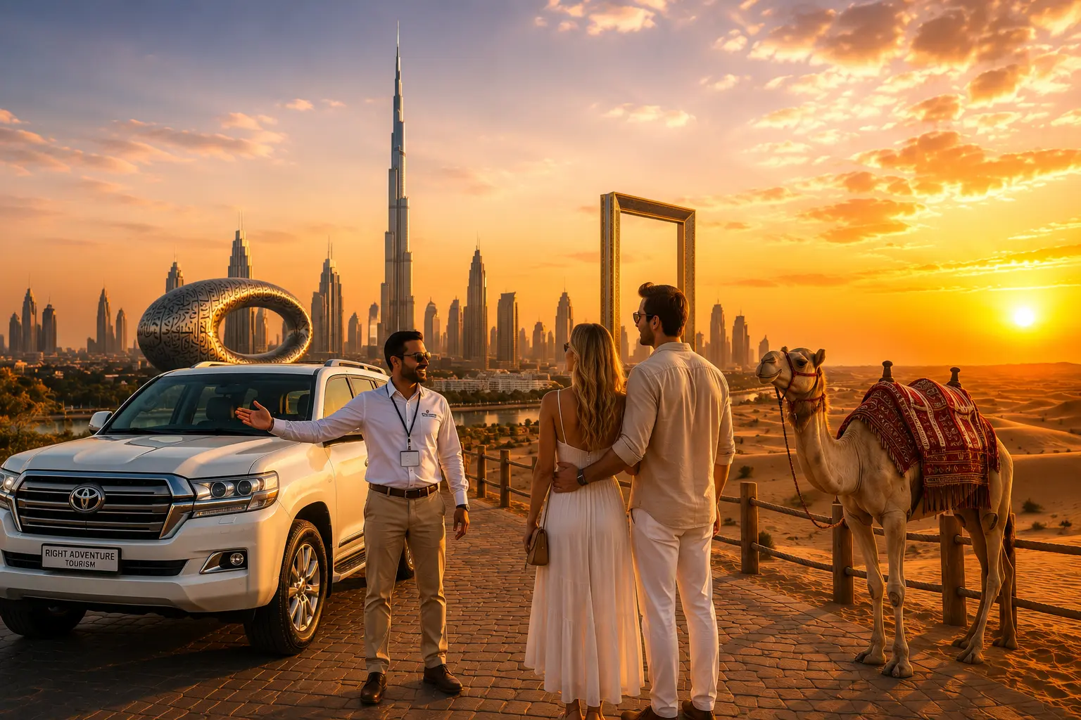 Private City Tour Sunset Photography Safari Dubai