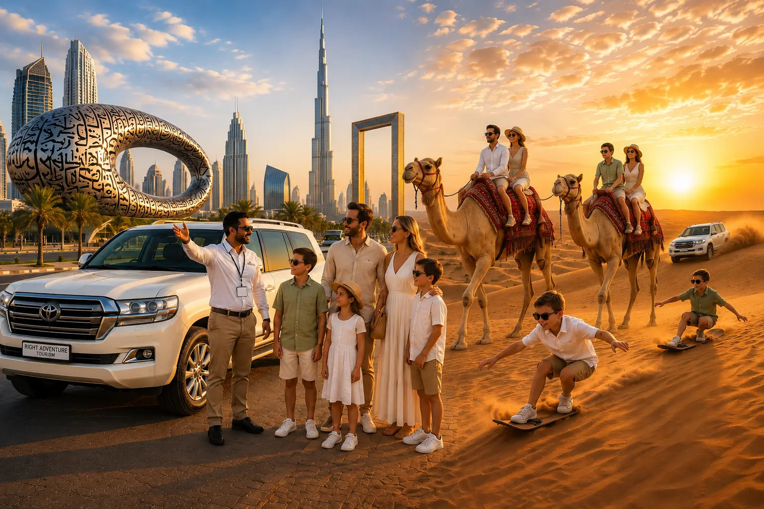 Private Family City Tour and Desert Safari Dubai