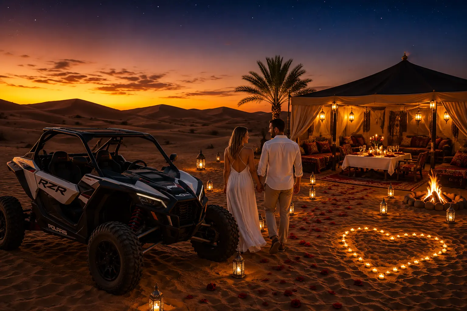 Romantic Overnight Desert Safari Dubai