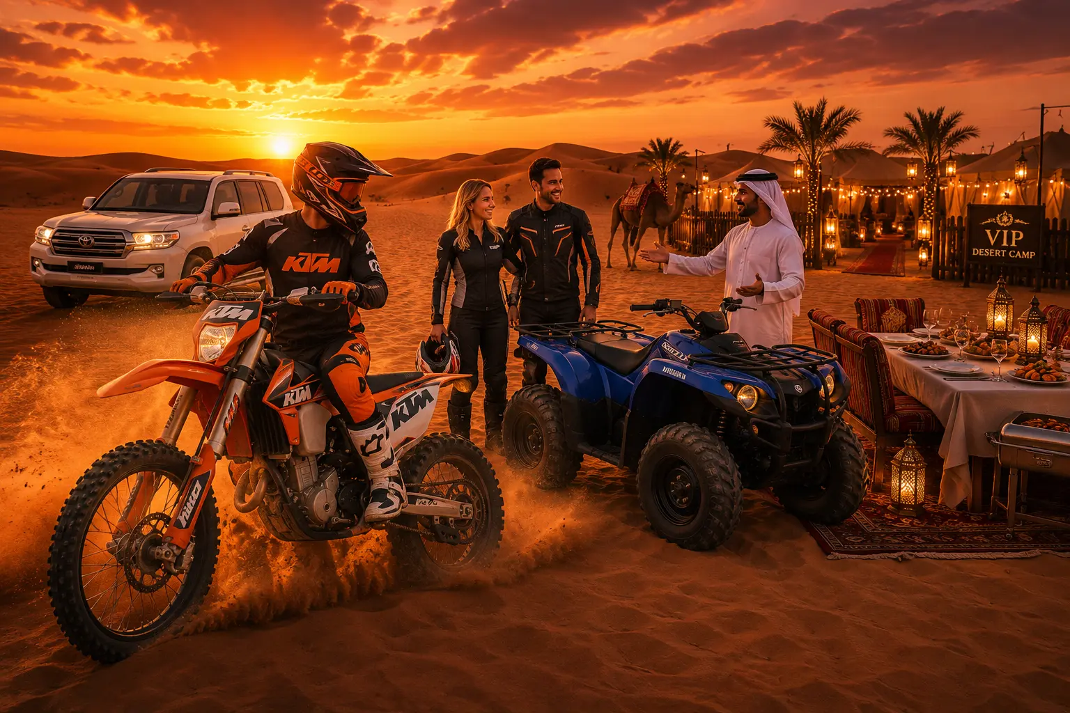 Ultimate KTM VIP Safari Quad Bike Dubai