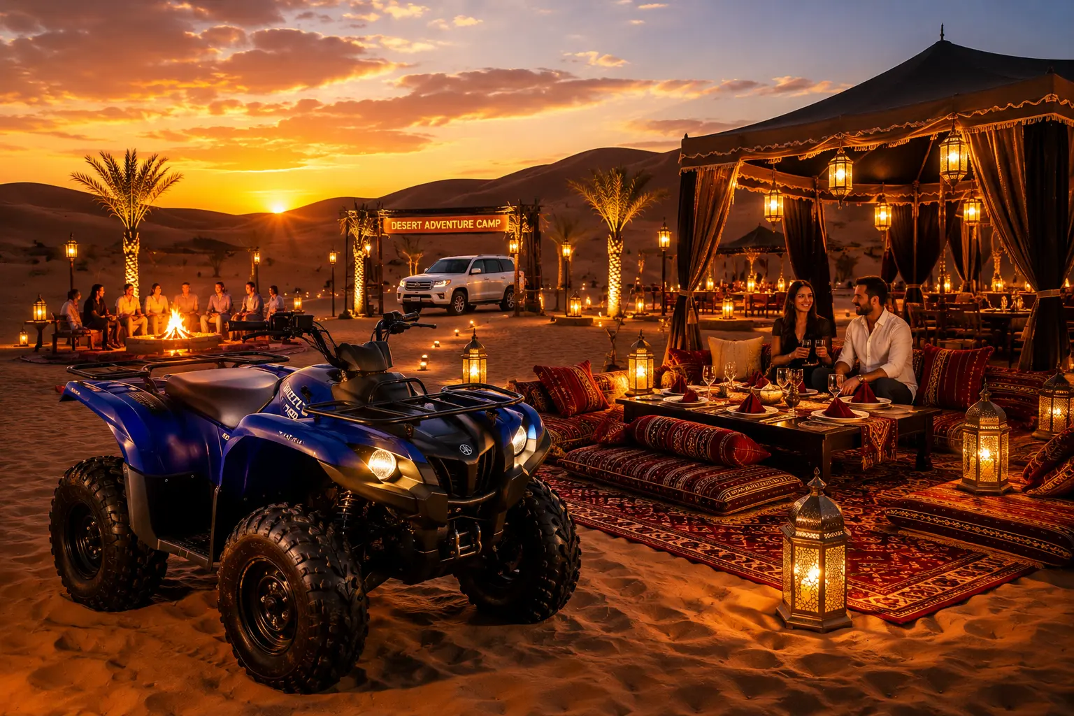 VIP Overnight Safari With Quad Bike Dubai